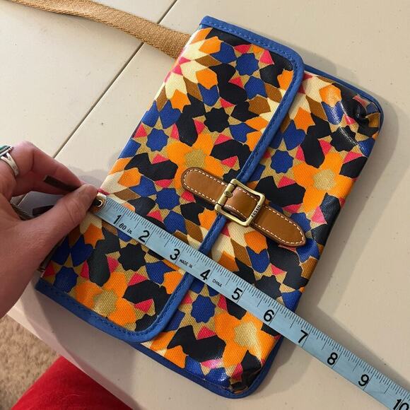 Fossil Bright Printed Indie Floral Slim Medium Crossbody Bag - Picture 13 of 14